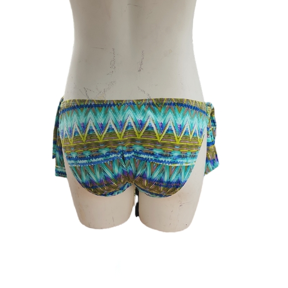 Kenneth Cole Reaction Multi Color Bikini Bottom with Sequins Size M - Picture 2 of 7